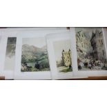 Scotland Delineated, a quantity of stone lithographs, Circa. 1847 - 1850, unframed (a lot)