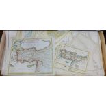 Turkey and Greece - A quantity of unframed maps and charts to include Bulgaria,