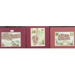A collection of 18th century coloured Ward Maps of London by Thomas Bowen to include Coleman