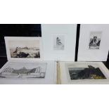 A quantity of unframed prints and engravings to include John Elphinstone, etc (a lot)