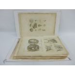 A quantity of 18th and 19th century anatomical engraved book plates, (a large lot)