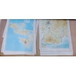 Scotland - A quantity of unframed Atlas Maps by Bartholomew (a lot)