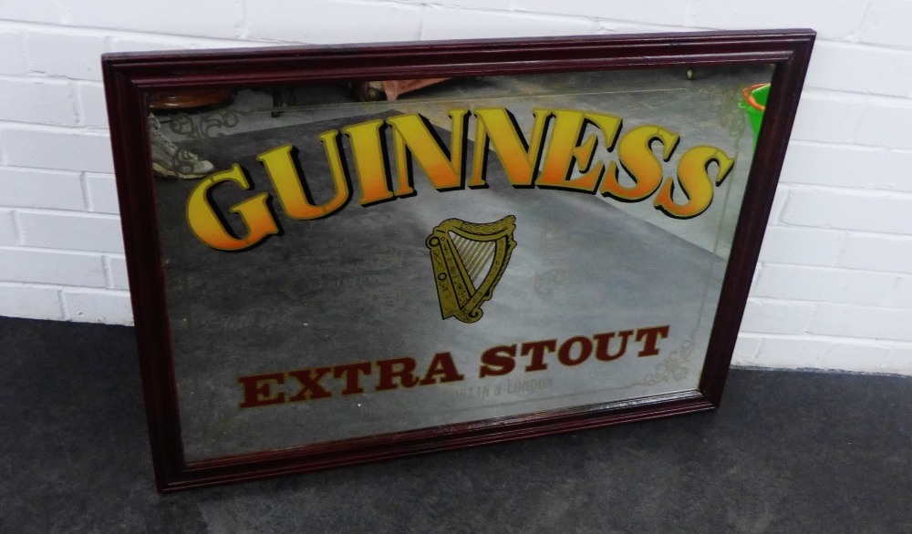 Guinness Extra Stout mirror, 64 x 90cm