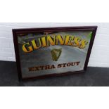 Guinness Extra Stout mirror, 64 x 90cm