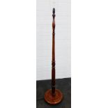 Oak standard lamp, 150cm high