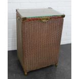 Lloyd Loom style laundry basket