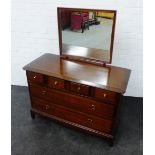 Stag dressing table, 110 x 108cm