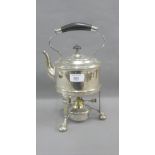 Epns spirit kettle on stand