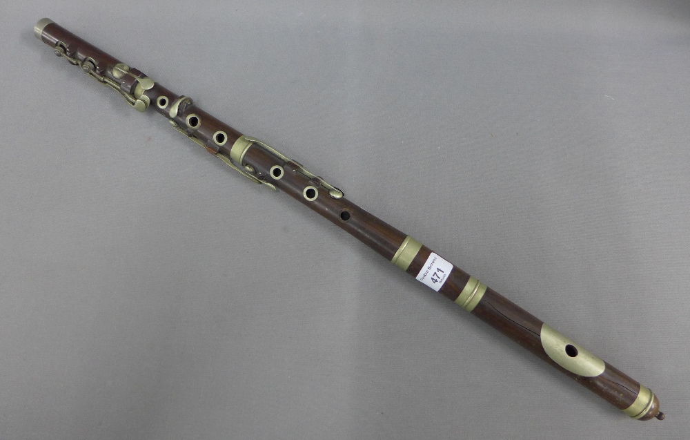 Rosewood flute (a.f)