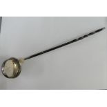 Scottish Georgian silver toddy ladle with whalebone handle, Mitchell& Russell, Edinburgh 1816,