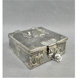 Edwardian silver box, Birmingham 1905, 9.5cm