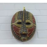 West African tribal face mask