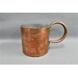 Half gallon copper tankard / mug