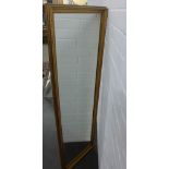 Rectangular wall mirror, 162 x 54 cm
