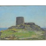 John Bulloch Souter (1890 - 1972) 'Jersey IV' Oil-on-Board, 31.5 x 24 cm
