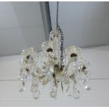 Glass chandelier, 55 cm