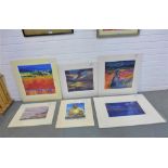 Quantity of unframed coloured limited edition prints to include Graham McKean, Alistair Fiddes