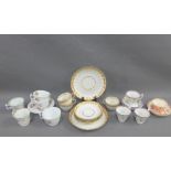 Collection of late 18th / early 19th century English tea wares to include Derby, etc., (24 pieces)