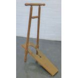 Wooden boot jack, 88cm