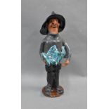 Chelsea pottery 'Fisherman' figure, 23cm high