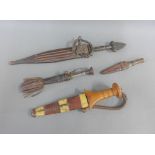 Four various Daggers, (4)