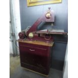 'The Imp' vintage Brook Motors Ltd, England band saw, 145 x 100cm