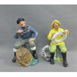 Two Royal Doulton figures to include 'The Boatman' HN2417, and 'The Lobster Man' HN2317, tallest