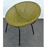 Squibb's Woven Fibre Furniture, Somerset, retro chair, 72 x 74cm