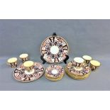 19th century Thomas Bevington Imari tea set (a lot)