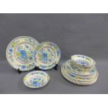 Mason's 'Regency' patterned table wares to include six dinner plates, six side plates and six