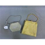 Two ladies vintage evening bags, (2)