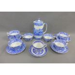 Quantity of Spode's Italian blue and white pottery table wares (a lot)