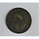 Jacobite Interest: Duke of Cumberland Culloden bronze medallion. Rebellion Justly Rewarded verso