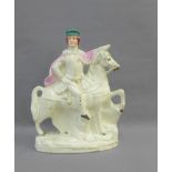 Staffordshire flatback figure of 'Sir William John Codrington', 30cm high