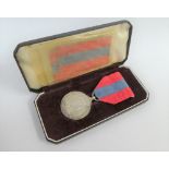 QEII Imperial service medal with ribbon and fitted box