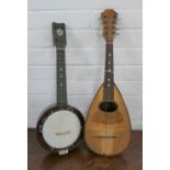 A mandolin and a banjo (af) (2)