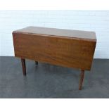 Mahogany drop leaf table, 72 x 108cm