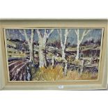 Donald M Shearer 'Wooded Landscape' Oil-on-Board Signed, 73 x 41cm