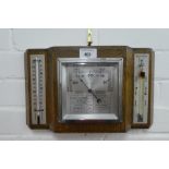 Walker & Hall barometer, 34 x 21cm