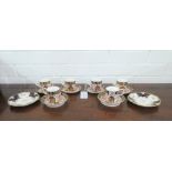 Six place setting Derby teaset with two other plates (14)
