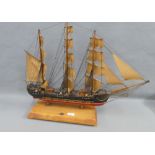 Model ship, 70cm long