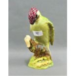 Beswick Woodpecker with impressed number 1218 and printed backstamps, 23cm high