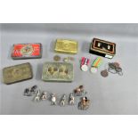 South Africa 1900 tin, two WWI Christmas tins, a Silver Jubilee tin containing a collection of toy