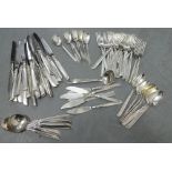 Quantity of community plate flatware (a lot)