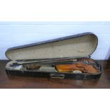 Violin in case (af)