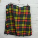 Kilt with a Kinloch Anderson label