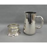 Epns wine slide and jug (2)