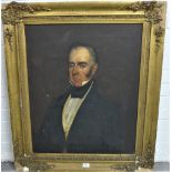 19th Century half length portrait of a Gent Oil-on-Canvas Apparently unsigned, 60 x 74cm