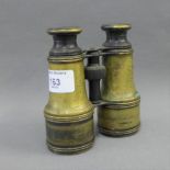 Pair of Lemaire French binoculars