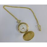 Rotary Heritage gold plated pocket watch, boxed